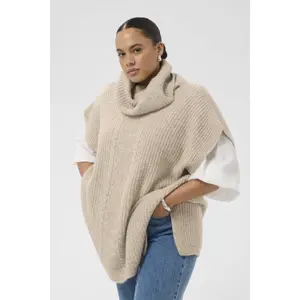 Poncho femme KAFFE Curve Mala image-2