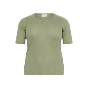 Γυναικείο T-shirt KAFFE Curve KCVianna image-0