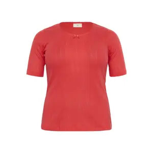 Γυναικείο T-shirt KAFFE Curve KCVianna image-0
