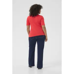 Γυναικείο T-shirt KAFFE Curve KCVianna image-4