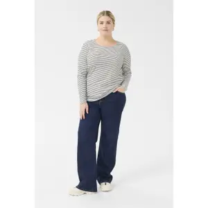 Women's long sleeve T-shirt KAFFE Curve KCEmma image-2