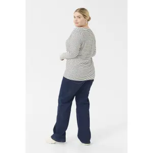 Women's long sleeve T-shirt KAFFE Curve KCEmma image-4