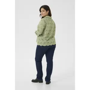 Women's long sleeve blouse KAFFE Curve KCTiara image-4