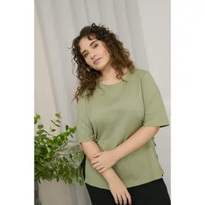 Γυναικείο T-shirt KAFFE Curve KCDania image-3