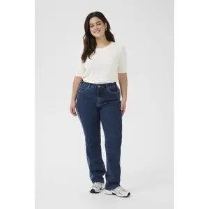 Straight Jeans for Women KAFFE Curve KCSandria image-2