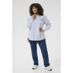 Straight Jeans for Women KAFFE Curve KCSandria image-3