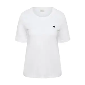 Γυναικείο T-shirt KAFFE Curve Art image-0