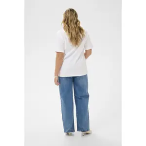 Γυναικείο T-shirt KAFFE Curve Art image-3
