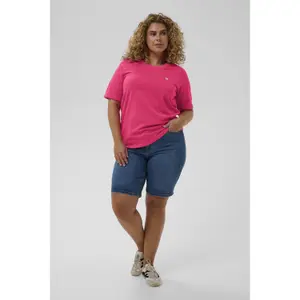 Γυναικείο T-shirt KAFFE Curve Art image-2