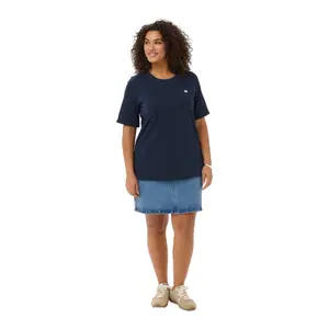 Γυναικείο T-shirt KAFFE Curve Art image-1