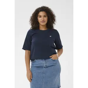 Γυναικείο T-shirt KAFFE Curve Art image-2