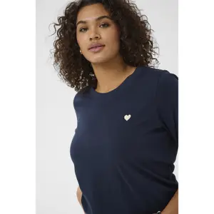 Γυναικείο T-shirt KAFFE Curve Art image-4