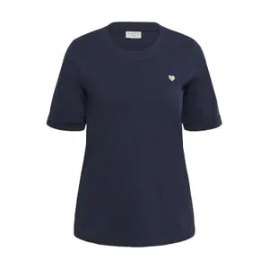 Γυναικείο T-shirt KAFFE Curve Art image-0