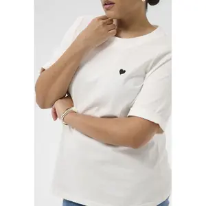 Γυναικείο T-shirt KAFFE Curve KCArt image-3