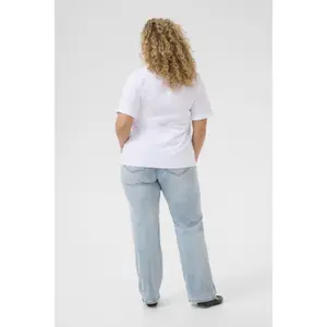 Γυναικείο T-shirt KAFFE Curve Kcart image-4
