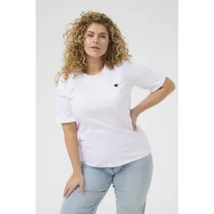 Γυναικείο T-shirt KAFFE Curve Kcart image-2