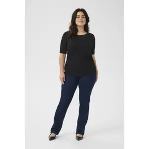 Blonde-T-shirt til kvinder KAFFE Curve KCjunna image-3
