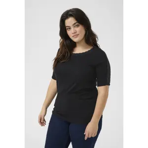 Blonde-T-shirt til kvinder KAFFE Curve KCjunna image-2