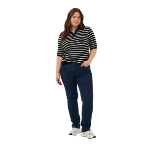 Women's polo shirt KAFFE Curve KCLizzy image-1