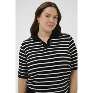 Women's polo shirt KAFFE Curve KCLizzy image-5