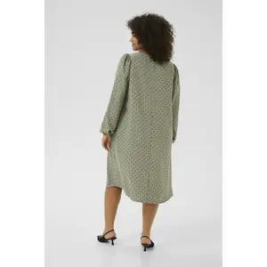 Women's printed dress KAFFE Curve KCNika image-4