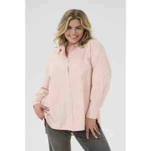 Women's long sleeve blouse KAFFE Curve KCVicta image-4