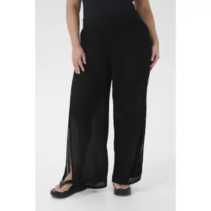 Women's Trousers KAFFE Curve KCCaisy Ami Solid image-1