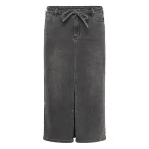 Denim skirt for women KAFFE Curve Ally image-0