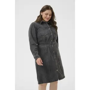 Denim-kjole til kvinder KAFFE Curve KCally image-3