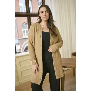 Women's cardigan KAFFE Curve KCRuby image-2