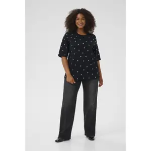 Women's T-shirt KAFFE Curve KCHelena image-1