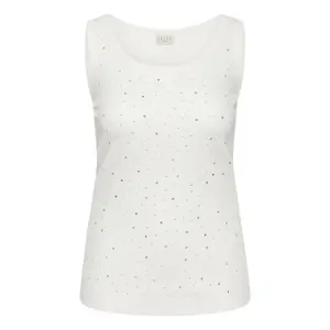 Γυναικείο αμάνικο μπλουζάκι KAFFE Curve Carina Rhinestone image-0