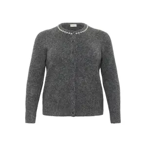 Women's cardigan KAFFE Curve KCRoxia image-0