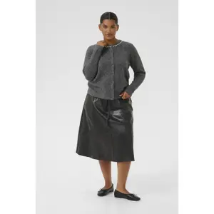 Women's cardigan KAFFE Curve KCRoxia image-1