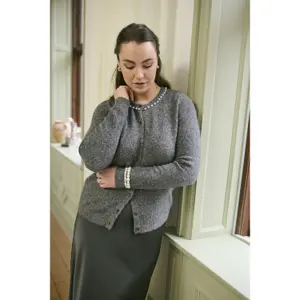 Women's cardigan KAFFE Curve KCRoxia image-3