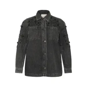 Women's denim jacket KAFFE Curve KCJaida image-0