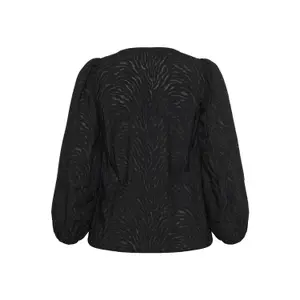Long sleeve blouse for women KAFFE Curve Vianna image-3
