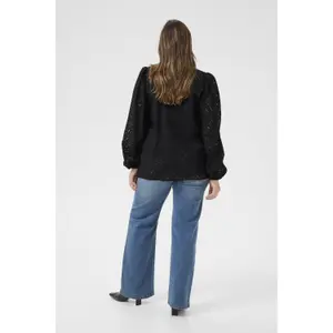 Long sleeve blouse for women KAFFE Curve Vianna image-4
