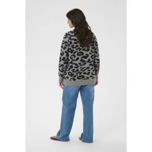 Maglione da donna KAFFE Curve Sandia image-4
