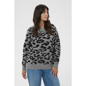 Maglione da donna KAFFE Curve Sandia image-1