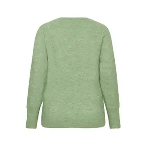 Women's V-neck sweater KAFFE Curve Niela image-4