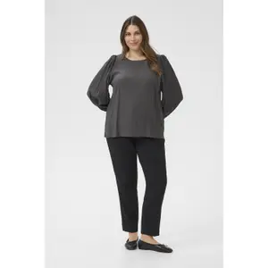 Long sleeve blouse for women KAFFE Curve Viva image-2