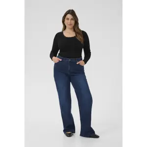 Women's Flare Jeans KAFFE Curve KCFlora image-1