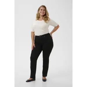 Women's straight jeans KAFFE Curve Dina image-1
