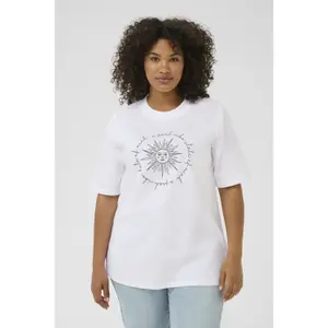 Women's T-shirt KAFFE Curve KCFrey image-2