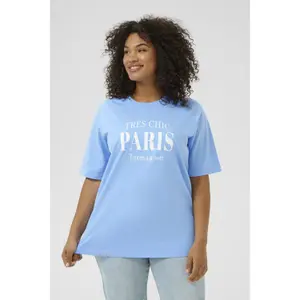 Women's T-shirt KAFFE Curve KCFrey image-2