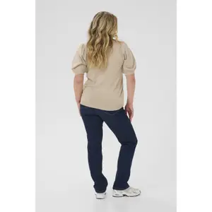 Women's polo sweater KAFFE Curve Lizzy image-1