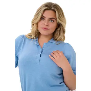 Women's polo sweater KAFFE Curve Lizzy image-5