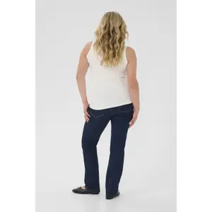 Women's tank top KAFFE Curve KCCarina Eyelets image-4