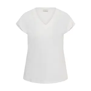 Women's V-neck T-shirt KAFFE Curve Mirinda image-6